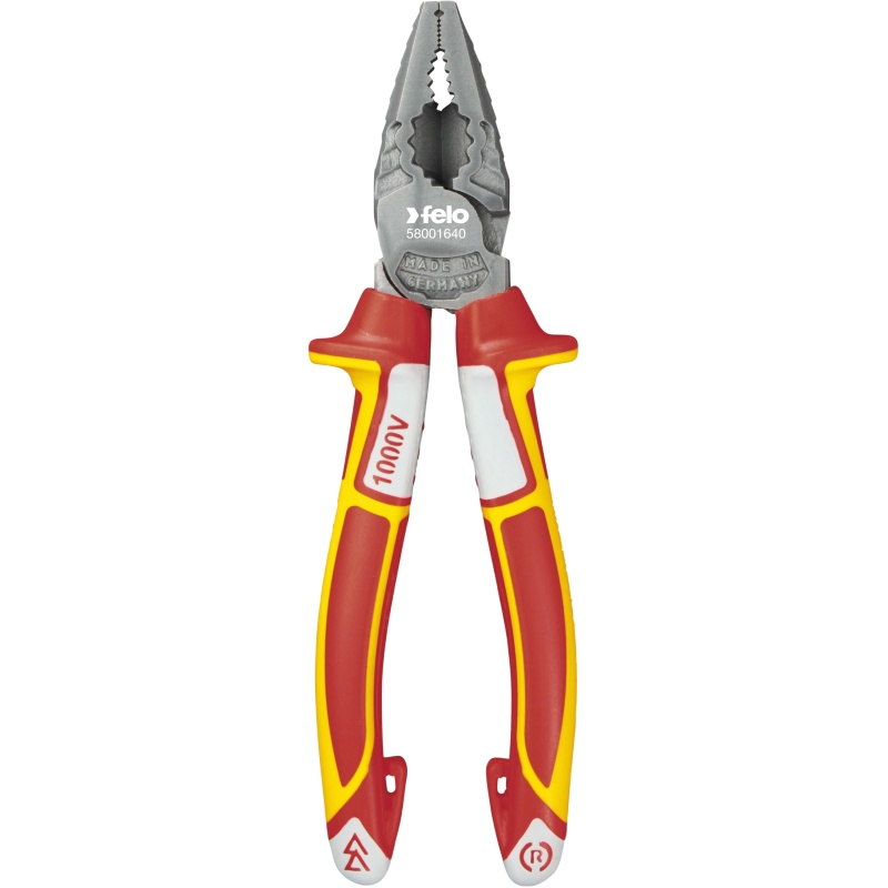 Felo 580 016 40 VDE kombinatietang, 165 mm