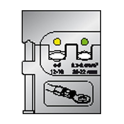 Gedore 8140-01 Modul-Einsatz fr isolierte Kabelschuhe 0,1-0,4/4-6