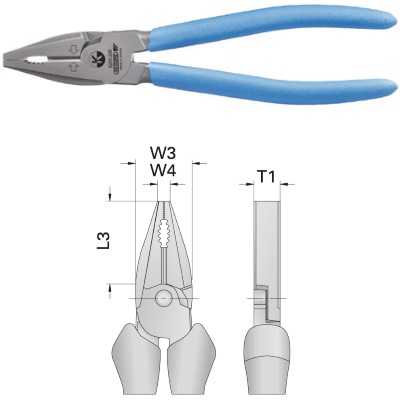 Gedore 8250-160 TL Power combination pliers 160 mm