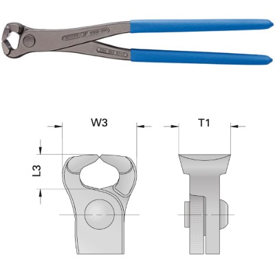 Gedore 8380-225 TL Tower pincer 230 mm