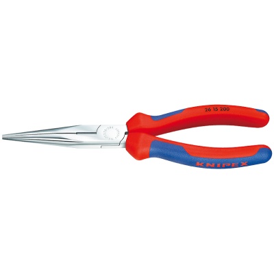 Knipex 26 15 200 Platspitse tang met zijsnijder (telefoontang)