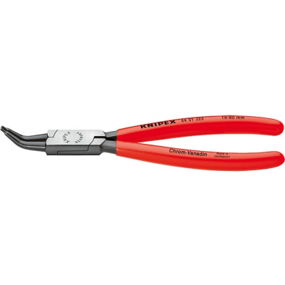 Knipex 44 31 J02 Borgveertang voor binnenringen in boringen 45 gebogen