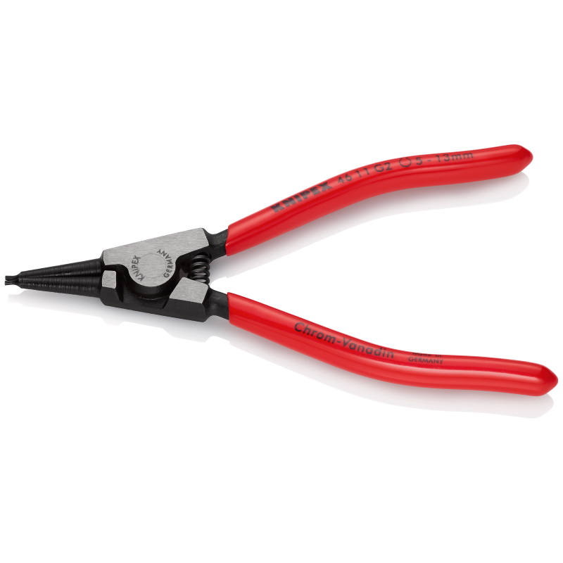 Knipex 46 11 G2 Borgveertang voor borgringen op assen  5,0-13,0 mm