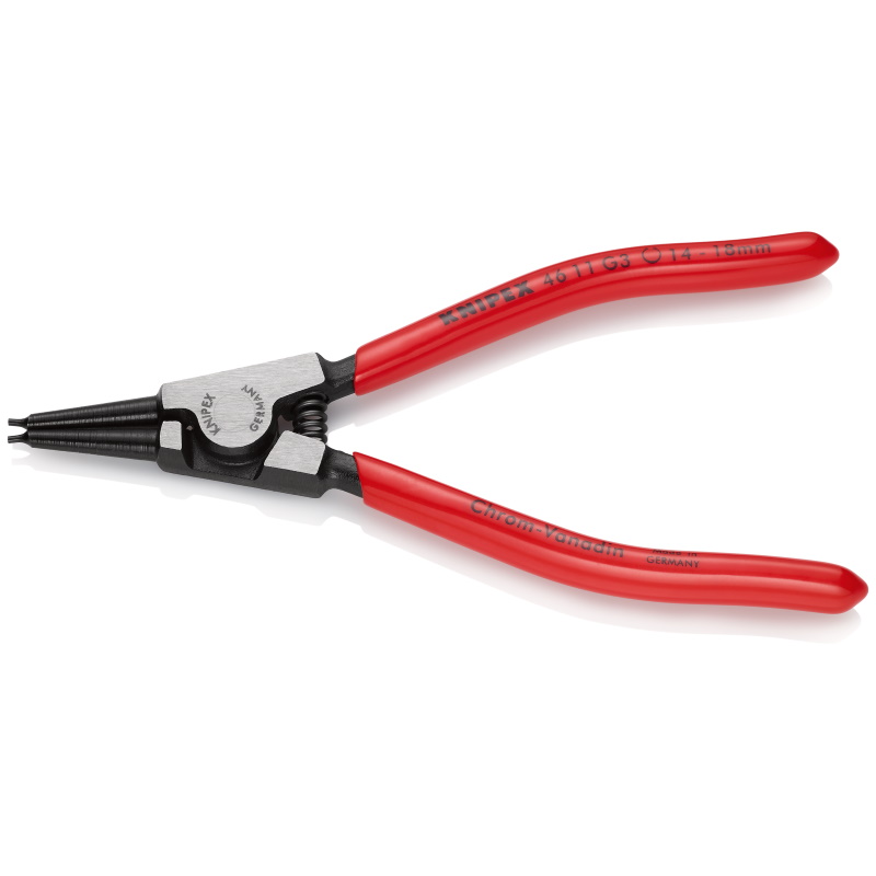 Knipex 46 11 G3 Sicherungsringzange fr Greifringe auf Wellen  14,0-18,0 mm