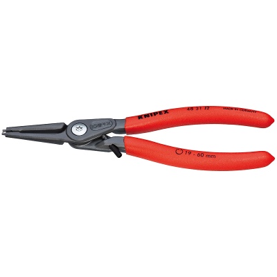 Knipex 48 31 J1 Precisie-borgveertang voor binnenringen in boringen met sluitbegrenzing