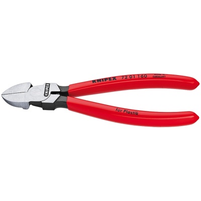 Knipex 72 01 140 Zijsnijtang voor kunststof, 140 mm