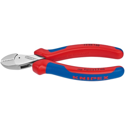 Knipex 73 05 160 X-Cut Kompakt-Seitenschneider hochbersetzt, 160 mm