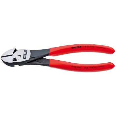 Knipex 73 71 180 TwinForce Hochleistungs-Seitenschneider, 180 mm