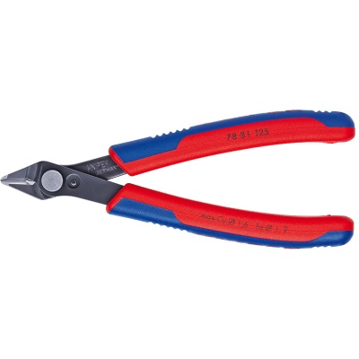 Knipex 78 81 125 Elektronica Super Knips zijsnijtang, 125 mm