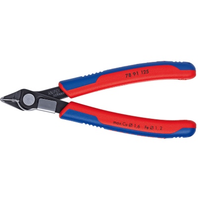 Knipex 78 91 125 Elektronica Super Knips zijsnijtang, 125 mm