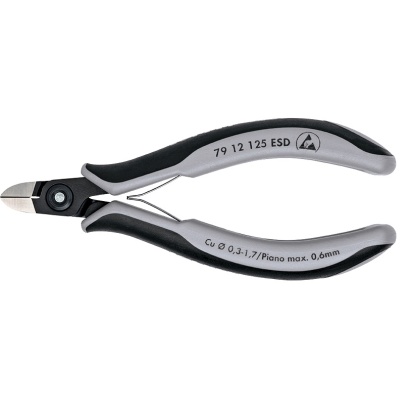 Knipex 79 12 125 ESD Precisie elektronica-zijsnijtang ESD, 125 mm