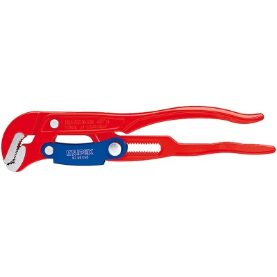 Knipex 83 60 010 Rohrzange S-Maul mit Schnellverstellung, 330 mm