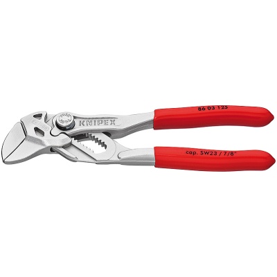 Knipex 86 03 125 Mini sleuteltang, verchroomd, 125 mm