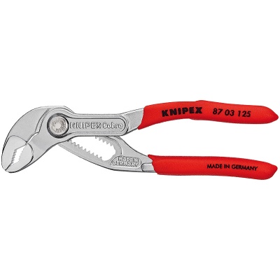 Knipex 87 03 125 Cobra Hightech Water Pump Pliers, 125 mm