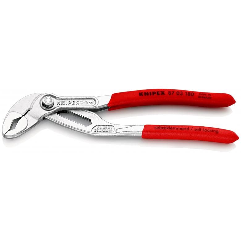 Knipex 87 03 180 Cobra Hightech-Wasserpumpenzange, 180 mm