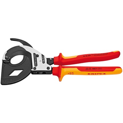 Knipex 95 36 320 Kabelschaar (ratelprincipe, 3-versnellingen), VDE, 320 mm