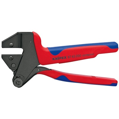 Knipex 97 43 200 A Krimp-systeemtang voor verwisselbare krimpprofielen