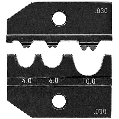 Knipex 97 49 11 Crimping dies for non-insulated crimp terminals, tube and compression cable lugs