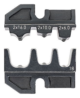 Knipex 97 49 18 Crimpeinsatz fr Twin-Aderendhlsen