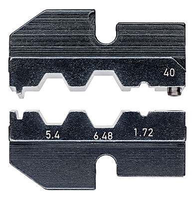 Knipex 97 49 40 Crimping dies for Coax connectors