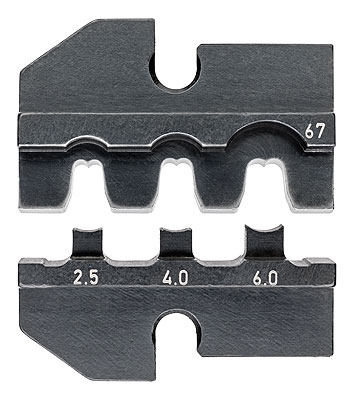 Knipex 97 49 67 Crimping dies for solar cable connectors SunCon (Hirschmann)