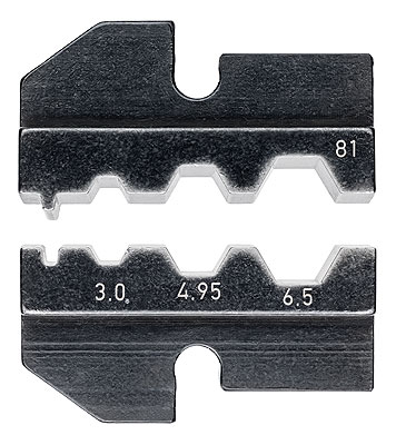 Knipex Crimpzange für Scotchlokverbinder, mit Schneiden, 155 mm