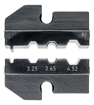 Knipex 97 49 82 Crimping dies for Telegrtner connectors for fibre optics