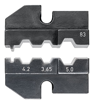 Knipex 97 49 83 Crimping dies for FSMA, ST, SC, STSC/K connectors