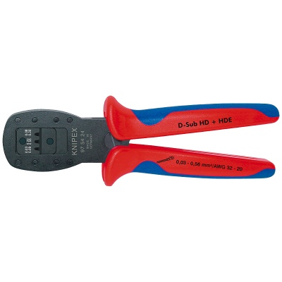 Knipex 97 54 24 Krimptang voor miniatuurstekkers parallelle verkrimping