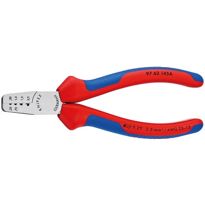 Knipex 97 62 145 A Krimptang voor adereindhulzen