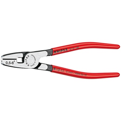 Knipex 97 81 180 Crimpzange fr Aderendhlsen mit Fronteinfhrung