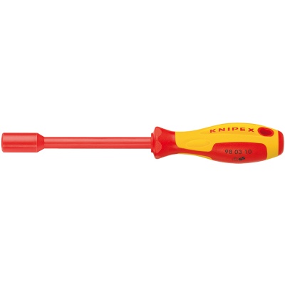 Knipex 98 03 04 Dopsleutel met schroevendraaier-greep VDE, 4 mm