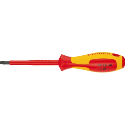 Knipex 98 26 30 Screwdriver for Torx screws VDE, T30