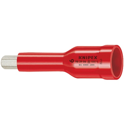 Knipex 98 39 08 Inbusdop met 3/8" binnenvierkant voor ratel, 8 mm
